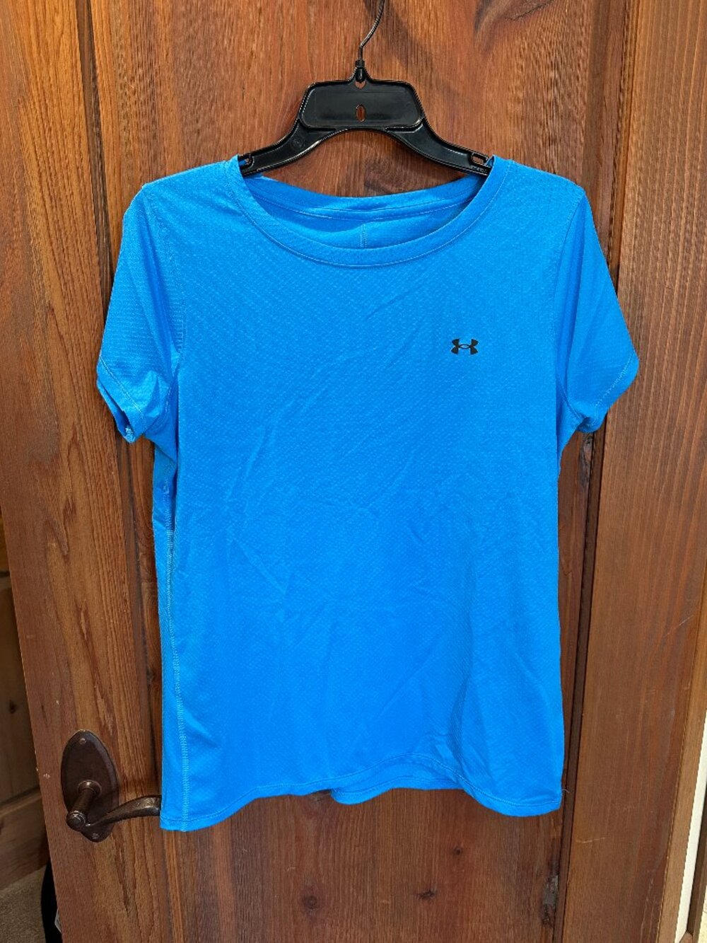UNDER ARMOR Women's Fitted Tech Mesh Heat Gear Short Sleeve Tee Size Large